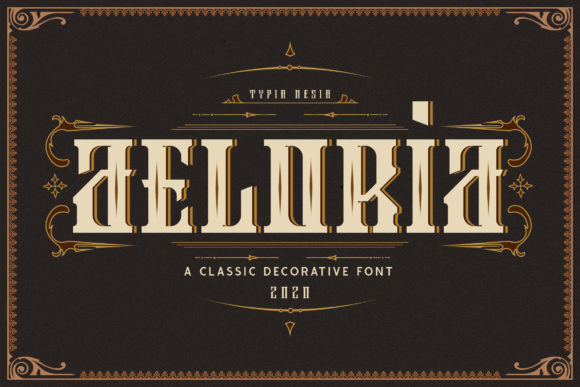 Aeloria: A Bold Display Font for Brand Identity