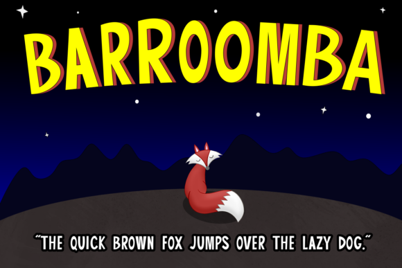 Barroomba: A Premium Display Font for Modern Web Design