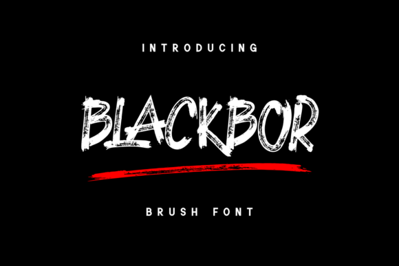 Blackbor: A Bold Display Font for Creative Branding