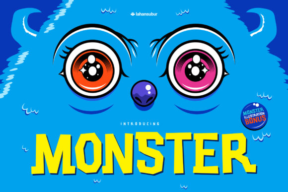 Blue Monster: A Quirky Display Font for Web Design