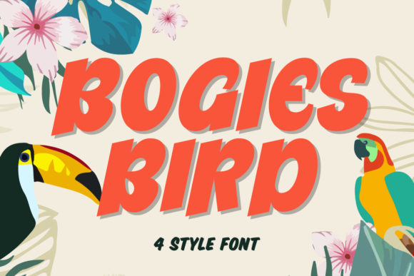 Bogies Bird: A Chunky Display Font for Makers