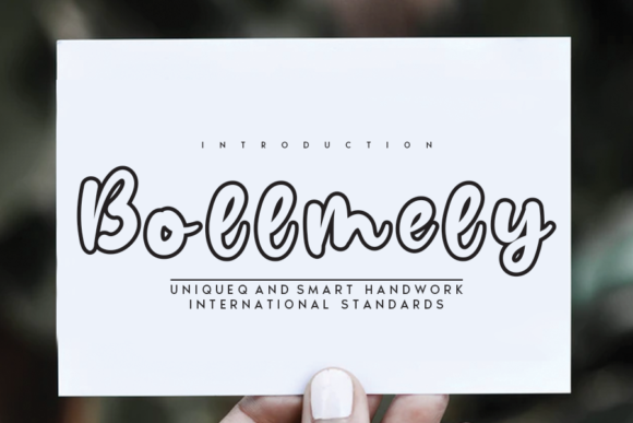 Bollmely: A Bold Display Font for Makers