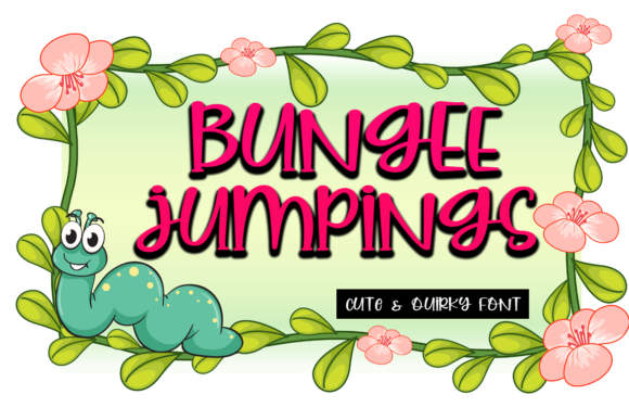 Bungee Jumpings: A Quirky Display Font for Web Design
