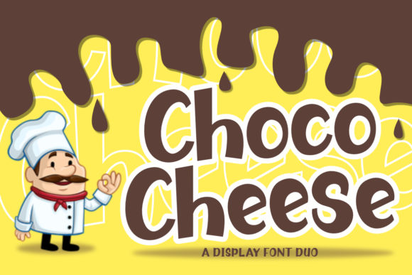Choco Cheese: A Quirky Display Font for Crafters