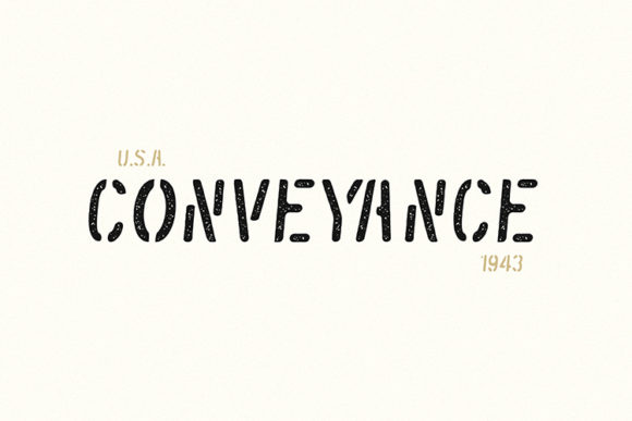 Conveyance: A Unique Display Font for Makers