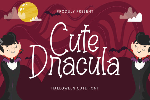 Cute Dracula: A Quirky Display Font for Web Design