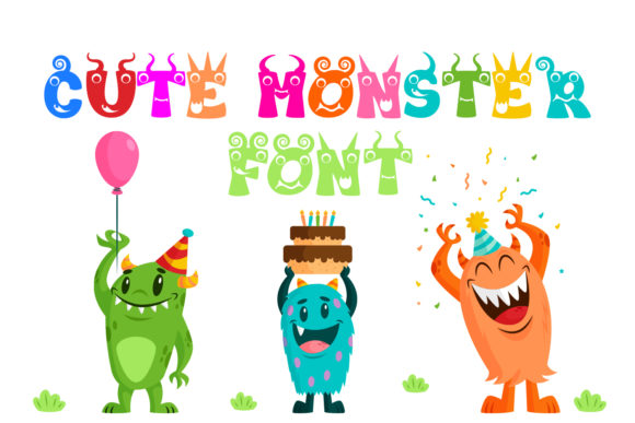 Cute Monster: A Bold Display Font for Marketers