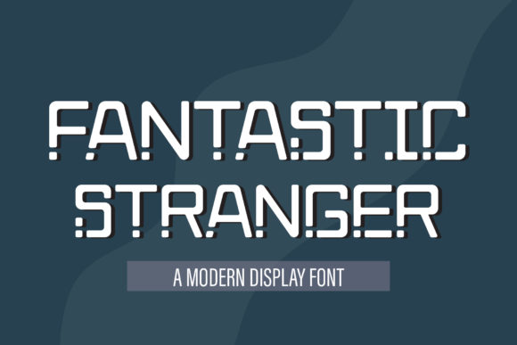 Fantastic Stranger: A Bold Display Font for Editorial Design