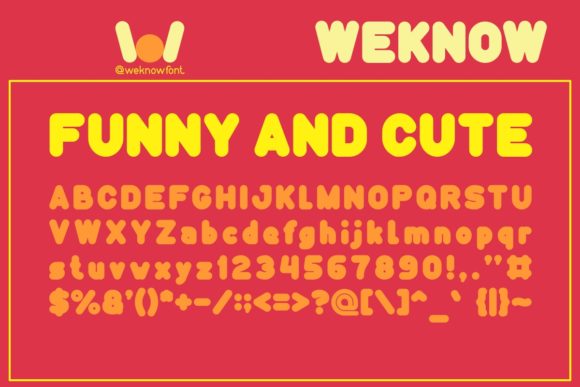 Funny and Cute: A Playful Display Font for Web Design