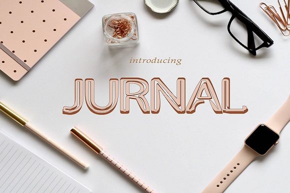 Jurnal: A Unique Display Font for Campaigns