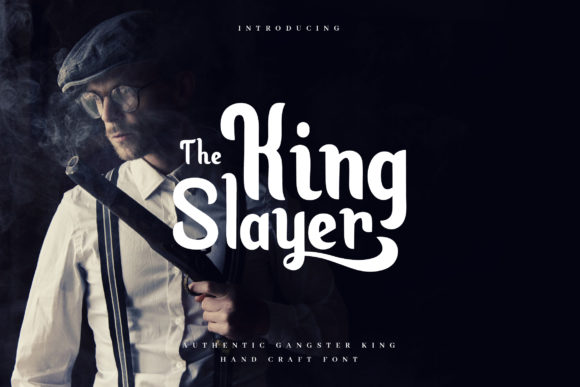 King Slayer: A Bold Display Font for Web Design