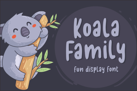 Koala Family: A Chunky Display Font for Your Brand