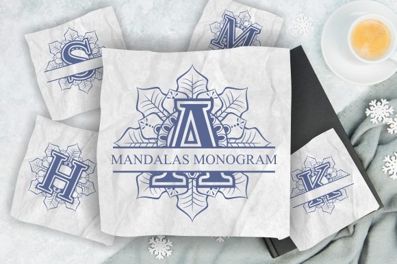 Mandalas Monogram: A Bold Display Font for Web Design