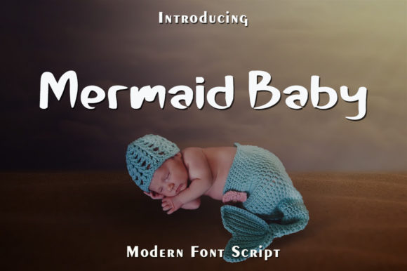 Mermaid Baby: A Joyful Display Font for Small Business