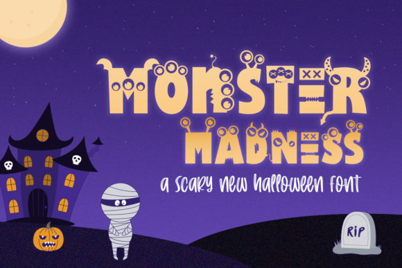 Monster Madness: A Unique Display Font for Editorial Design
