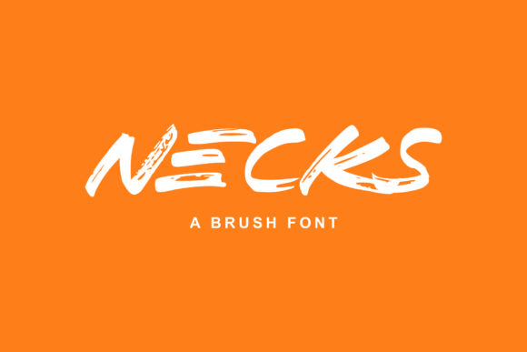 Necks: A Unique Display Font for Brand Identity