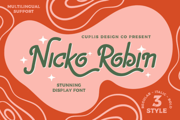 Nicko Robin: A Unique Display Font for Business Branding