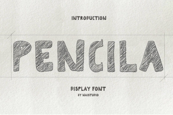 Pencila: A Playful Display Font for Small Business Branding