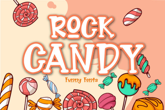 Rock Candy: A Friendly Display Font for Editorial Design