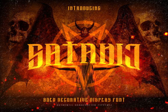 Satanic: A Bold Display Font for Web Design