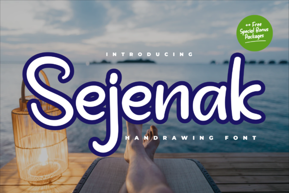Sejenak: A Friendly Display Font for Small Business Branding