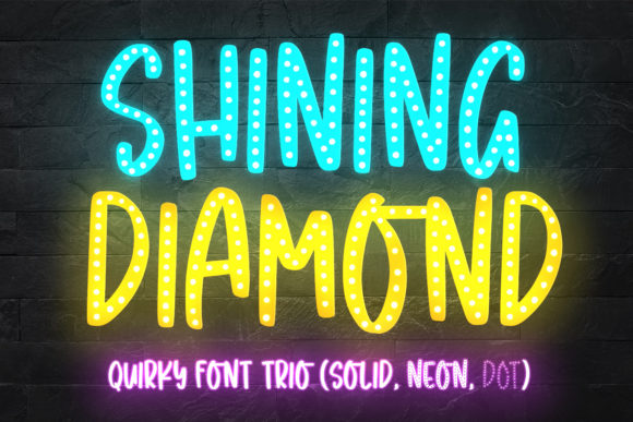 Shining Diamond: A Bold Display Font for Business