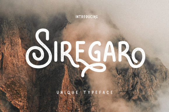 Siregar: A Vintage Display Font for Modern Web Design