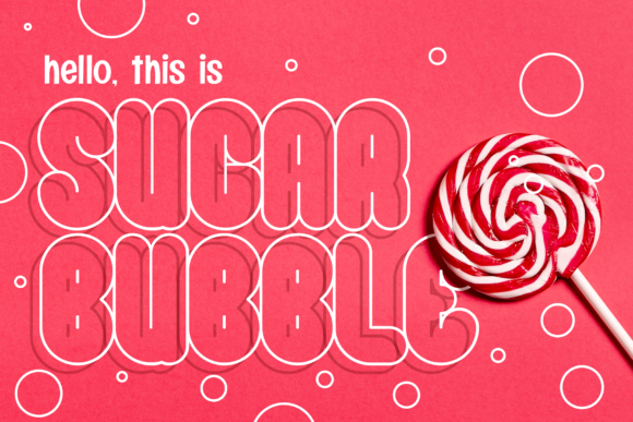 Sugar Bubble: A Fun Display Font for Your Brand