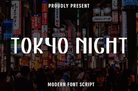 Tokyo Night: A Versatile Display Font for Editors