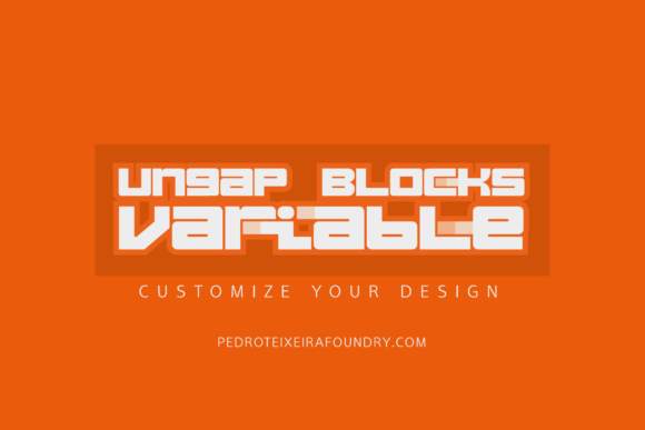 Ungap Blocks Variable: A Bold Display Font for Brands
