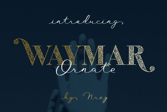 Waymar Ornate: The Display Font for Bold Campaigns