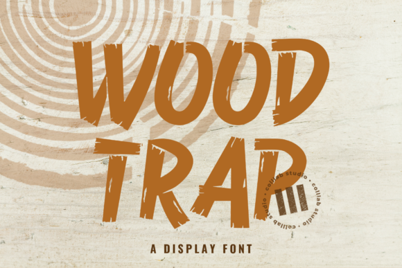 Wood Trap: A Bold Display Font for Brand Identity