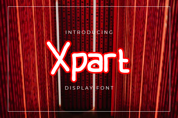 Xpart: A Clean Display Font for Modern Web Design