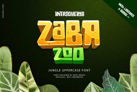 Zaba Zoo: A Sweet and Chunky Display Font Review